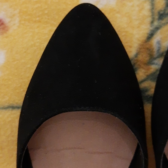 Black open flats for women - Picture 4 of 4